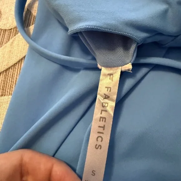 Fabletics Boost Performance Dress - Malibu Blue Neon - Size Small - Built In Bra - Picture 5 of 10